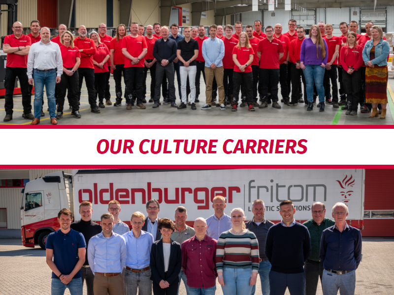 All employees of Oldenburger|Fritom fulfill the role of a culture carrier.