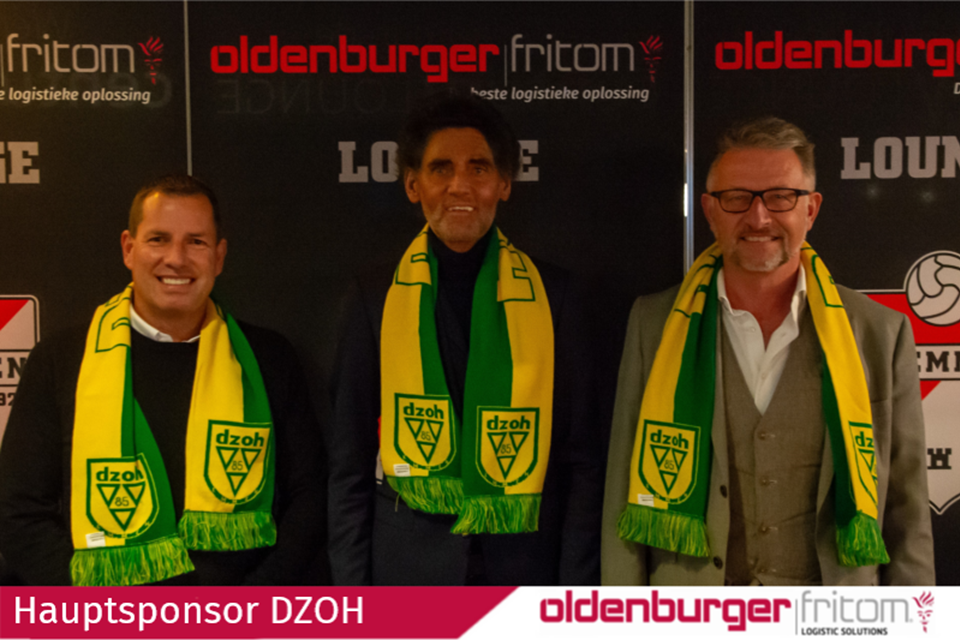 Oldenburger|Fritom bis Juni 2029 Hauptsponsor des Amateur-Fußballvereins DZOH.