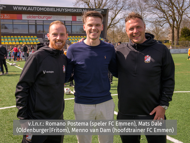 Romano Postema Fc Emmen Mats Dale Oldenburger Fritom Menno Van Dam Fc Emmen