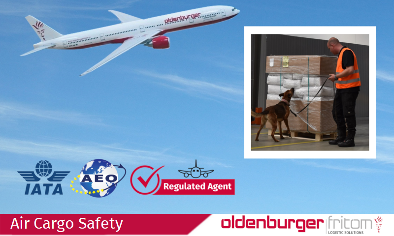 Continuous improvement measure of Oldenburger|Fritom for bagged pallets and air cargo safety.