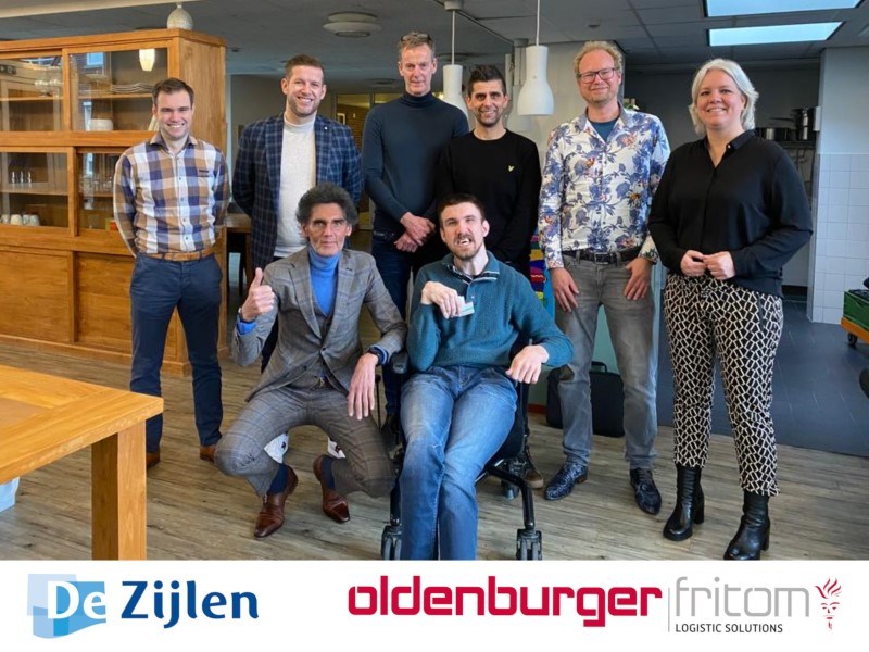 Partnership between care and welfare organization De Zijlen and Oldenburger|Fritom Logistic Solutions.