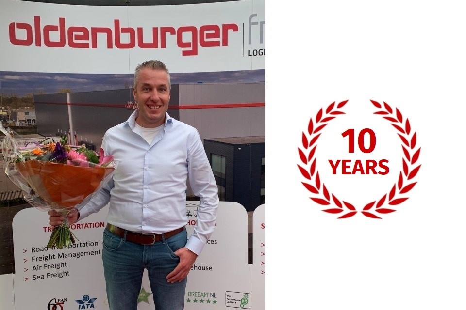 Cor Klontje has been employed by logistics service provider Oldenburger|Fritom for 10 years.
