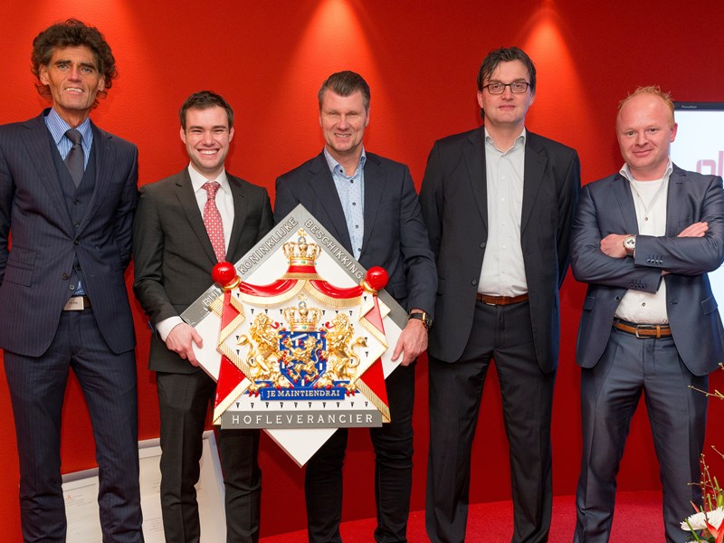 Management team and Oldenburger|Fritom Royal Warrant Holder, ‘By Appointment to the Court of the Netherlands’.