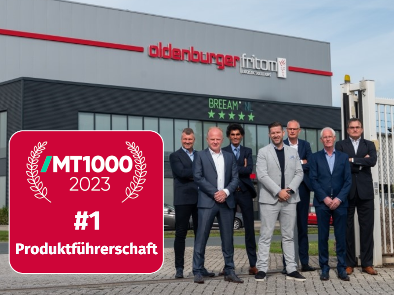 Oldenburger|Fritom belegte den ersten Platz im Bereich Produktführerschaft in MT1000 2023.