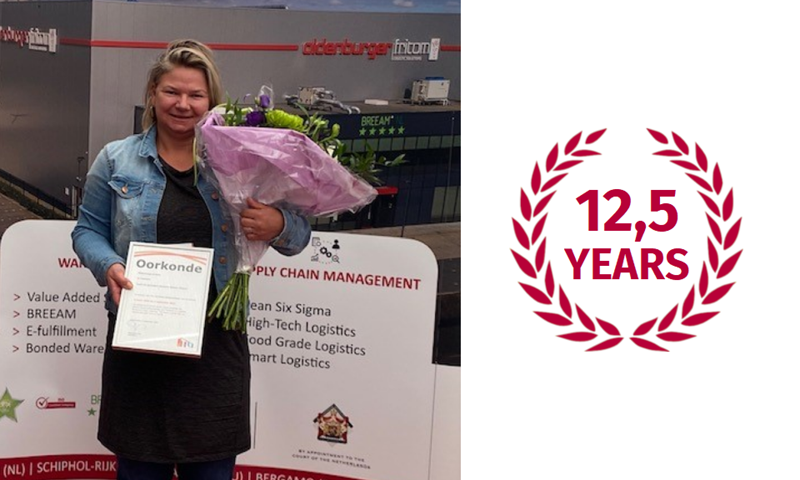 Rianne Timmer has been employed by logistics service provider Oldenburger|Fritom for 12,5 years.