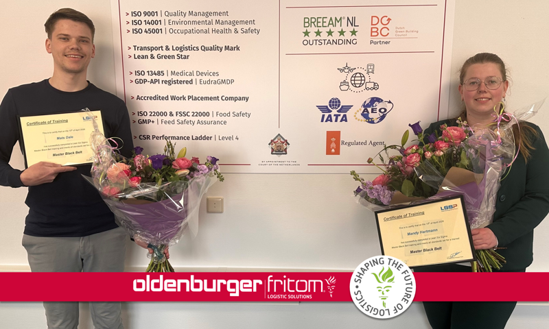 Mandy Hartmann And Mats Dale Obtain Master Black Belt Certificate