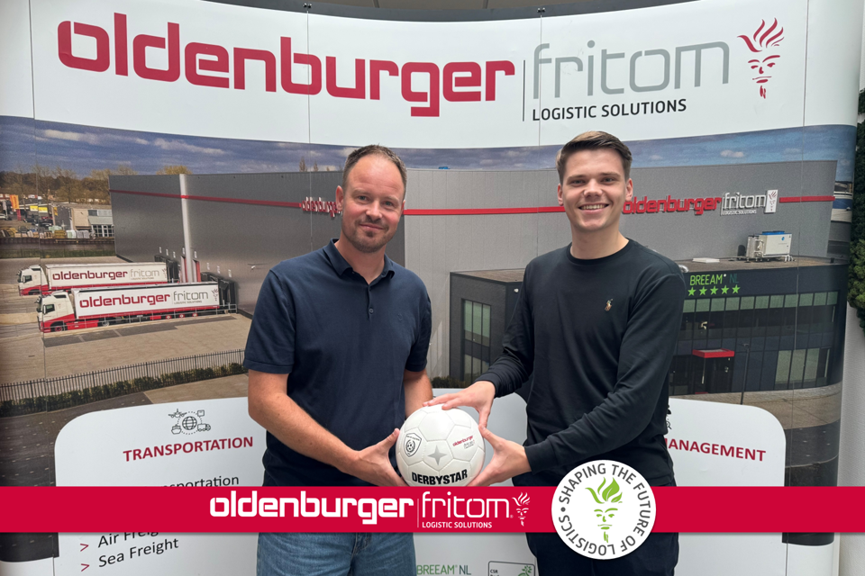 Oldenburger Fritom Hoofdpartner Van Blik Op Voetbal