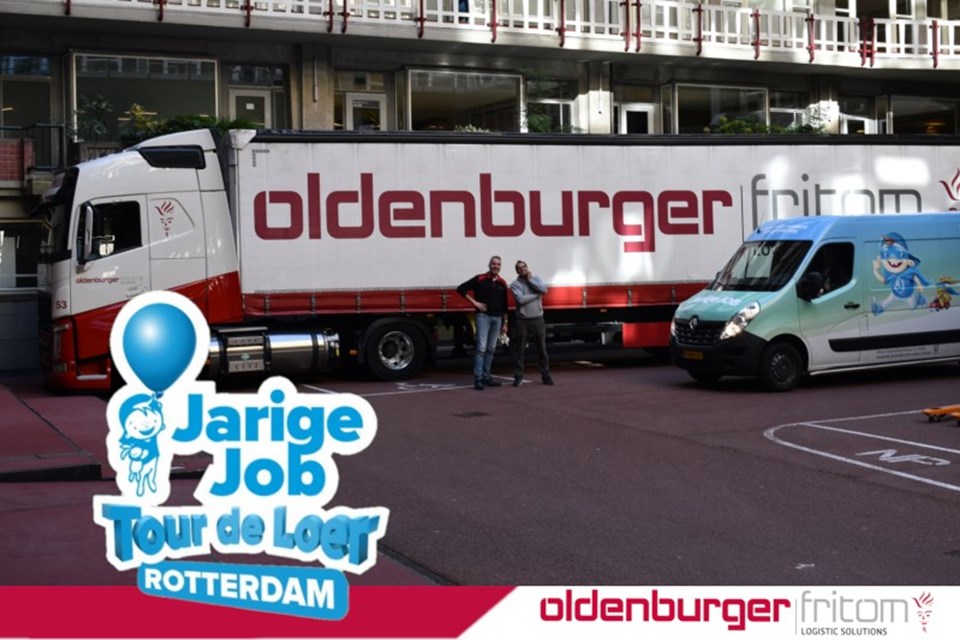 Oldenburger|Fritom is partner van Stichting Jarige Job en Tour de Loer in Rotterdam.