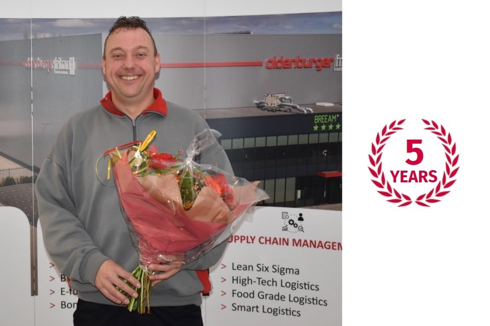 Marcel Foekens has been employed by logistics service provider Oldenburger|Fritom for 5 years.