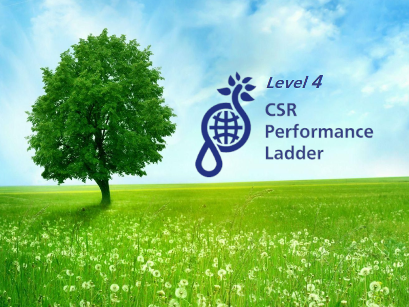 Oldenburger|Fritom Logistic Solutions is certified according to level 4 of the CSR Performance Ladder.