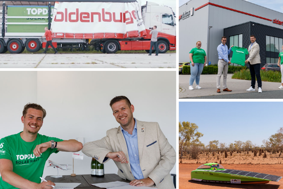 Logistikdienstleister Oldenburger|Fritom hat seine nachhaltige Partnerschaft mit Top Dutch Solar Racing verlängert.