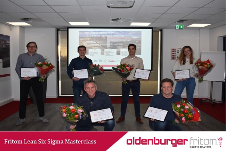 Employees of various Fritom companies successfully completed the Lean Six Sigma Masterclass at Oldenburger|Fritom.