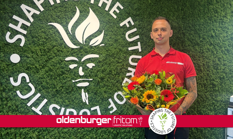 Oscar Engelen 5 Years Of Service Warehouse Operator Oldenburger Fritom