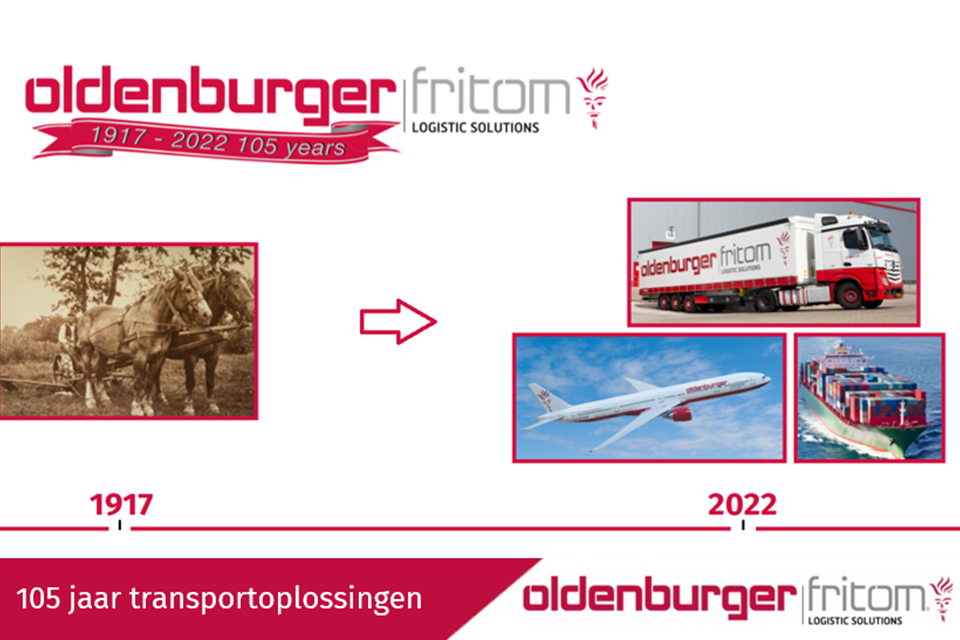 De ontwikkeling van transport in 105 jaar bij Oldenburger|Fritom 