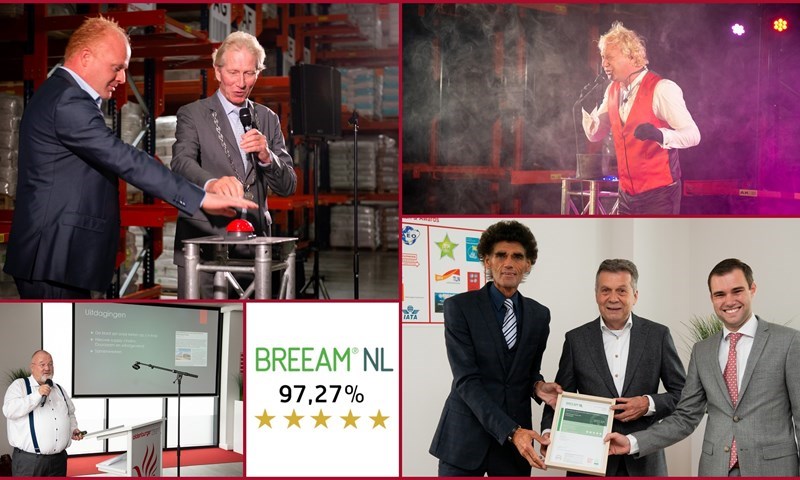 In 2019 werd het BREEAM Outstanding distributiecentrum van Oldenburger|Fritom in Veendam feestelijk geopend.