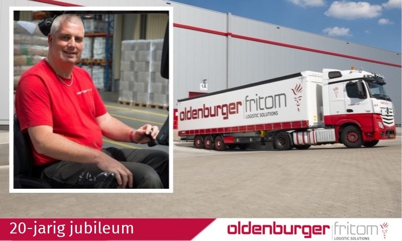 Geert Oldenburger is 20 jaar in dienst bij Oldenburger|Fritom in Veendam.