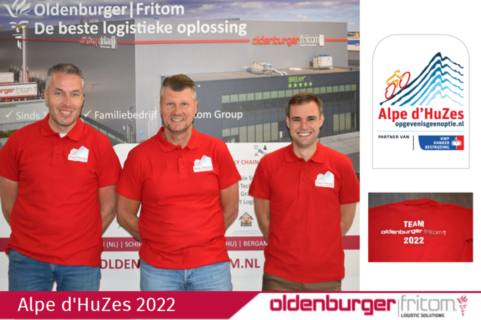 Team Oldenburger|Fritom participates in Alpe d'HuZes 2022.
