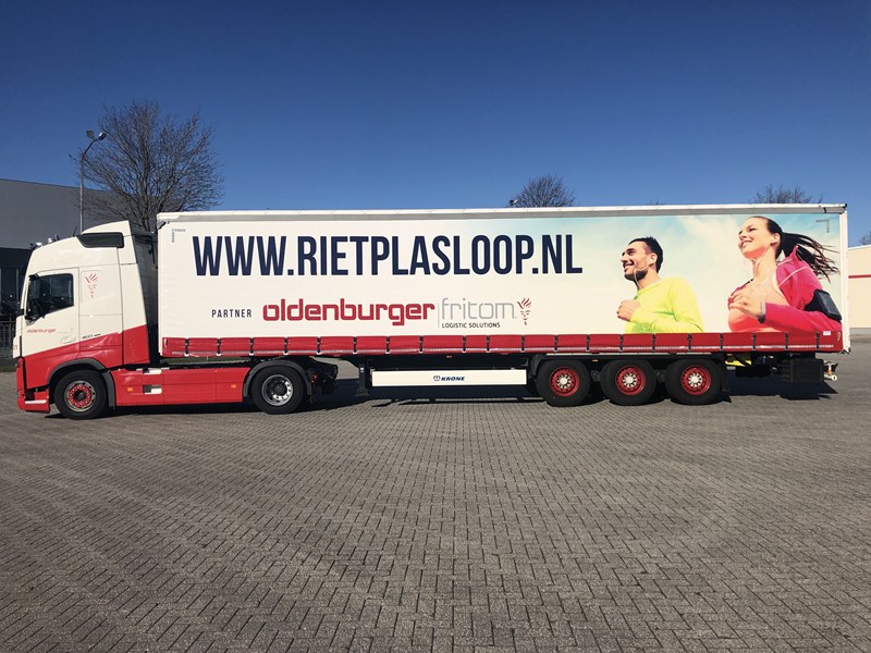 Oldenburger|Fritom is partner van het hardloopevenement de Rietplasloop als onderdeel van haar sponsorbeleid.