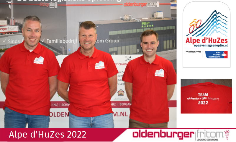 Team Oldenburger|Fritom nimmt an Alpe d'HuZes 2022 teil.