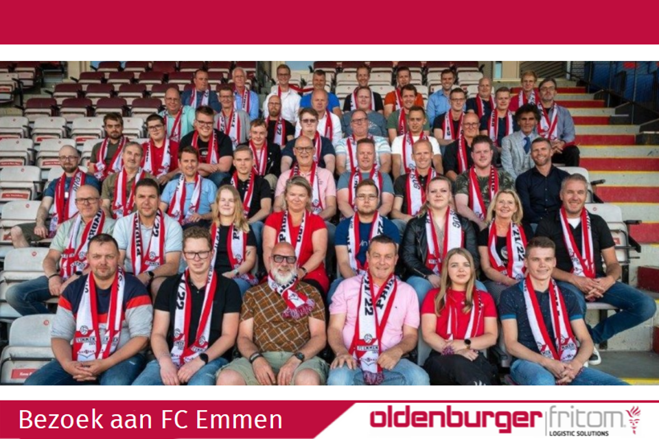 Op 28 juni 2022 waren de medewerkers van Oldenburger|Fritom op bezoek bij FC Emmen.