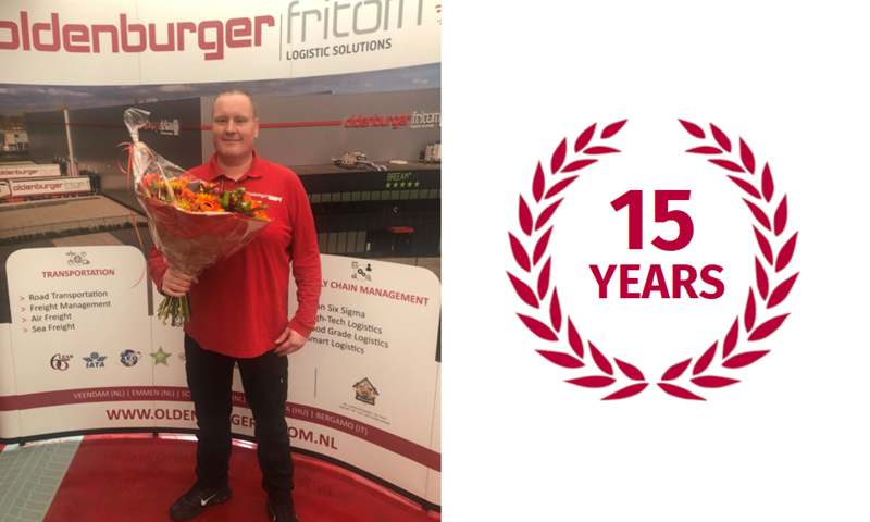 Cor Knobbe has been employed by logistics service provider Oldenburger|Fritom for 15 years.