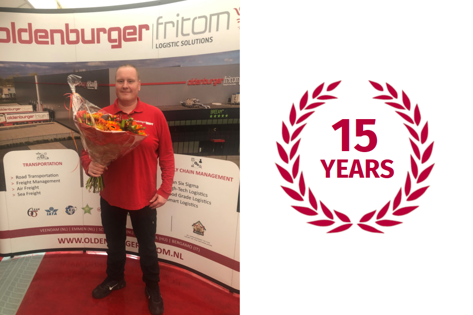 Cor Knobbe has been employed by logistics service provider Oldenburger|Fritom for 15 years.