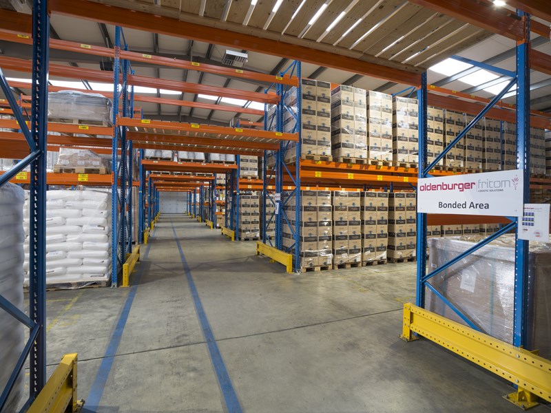 Oldenburger|Fritom has a bonded warehouse type C in the city of Veendam, in the Northern part of the Netherlands.