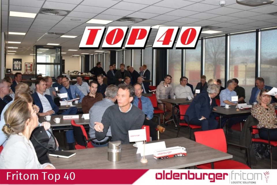Fritom Top 40 bijeenkomst op 6 december 2022 bij Oldenburger|Fritom in Veendam.