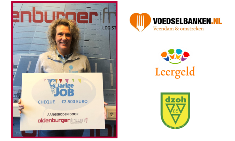 Every year, Oldenburger|Fritom supports several charities during Christmas, among which the Jarige Job foundation.
