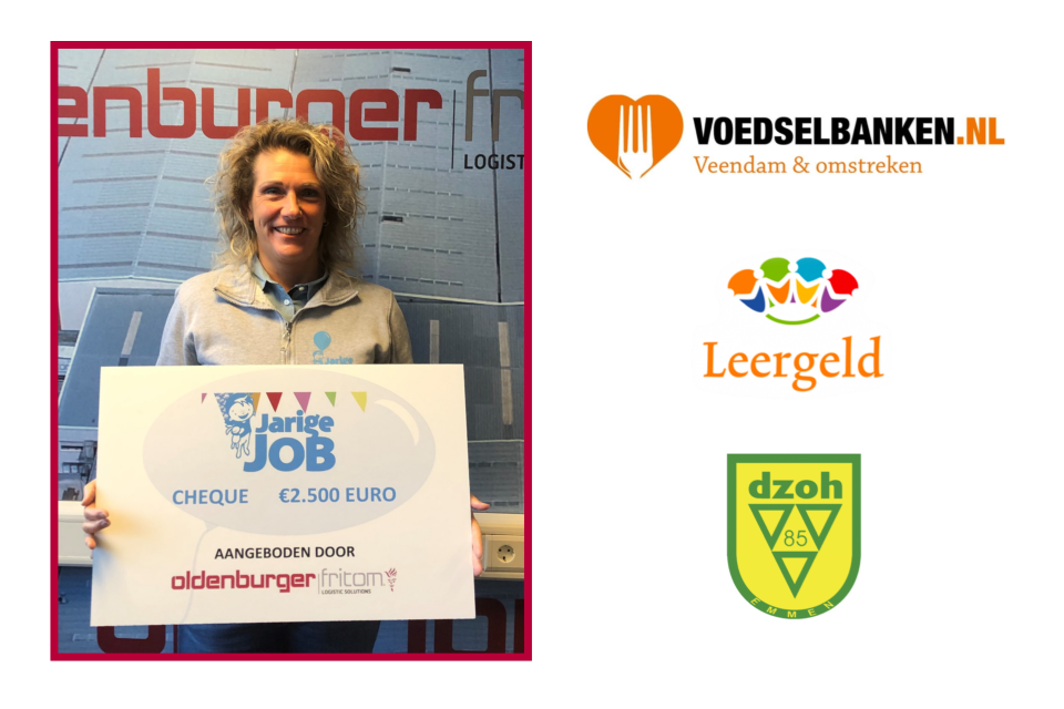 Every year, Oldenburger|Fritom supports several charities during Christmas, among which the Jarige Job foundation.